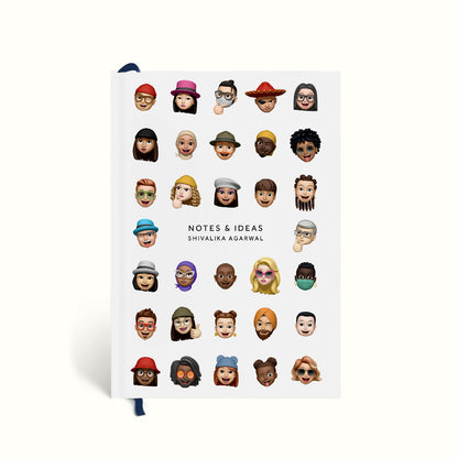 Memoji Notebook, Plain Notebook, Ruled Notebook, Dotted Notebook, Bullet Journal, Personalised Notebook, Custom Notebook