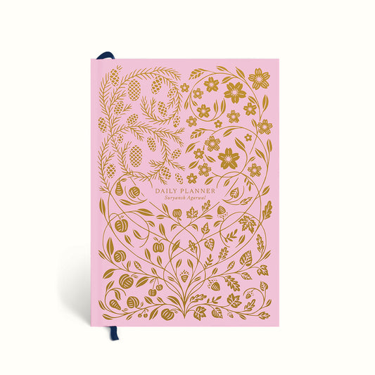 Foliage Illustration, Floral Illustration, Floral Pattern, Daily Planners, Personalised Planner, Productivity Planner, Journals and Planners, Planners and Journals, Journal Book Diary, To-Do, Weekly Planner, Desk Planner, Undated Planners, The Muddy Jumpers, Habit Tracker, Meal Planner