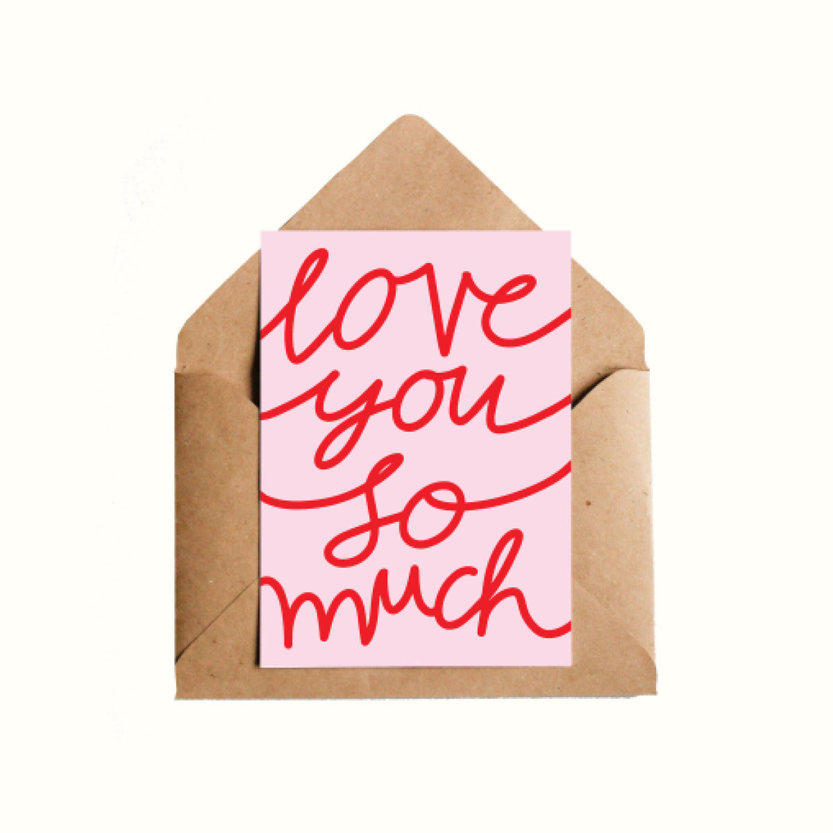 Love You Card, Greeting Card, Love Card, Relationship Card