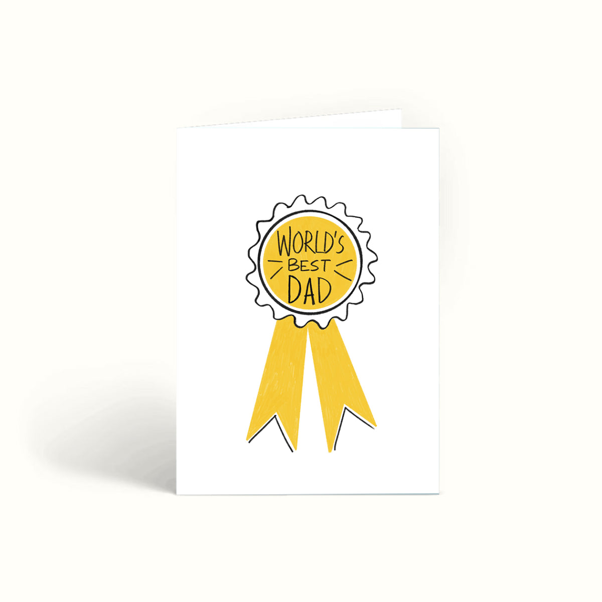 Best dad card, father's day card. greeting card