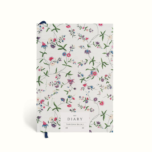 Floral Illustration, Floral Pattern, Time to Bloom, Personalised 2024 Planner, Dated Planner, Personalised Planner, 2024 Planner, 2024 Diary, Annual Diary, Planner 2024, Yearly Diary, New Year Diary, New Year Journal, Yearly Journal, Year Planners 2024, Planner 2024, The Muddy Jumpers