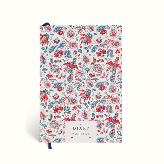 Floral Illustration, Floral Pattern, Time to Bloom, Personalised 2024 Planner, Dated Planner, Personalised Planner, 2024 Planner, 2024 Diary, Annual Diary, Planner 2024, Yearly Diary, New Year Diary, New Year Journal, Yearly Journal, Year Planners 2024, Planner 2024, The Muddy Jumpers