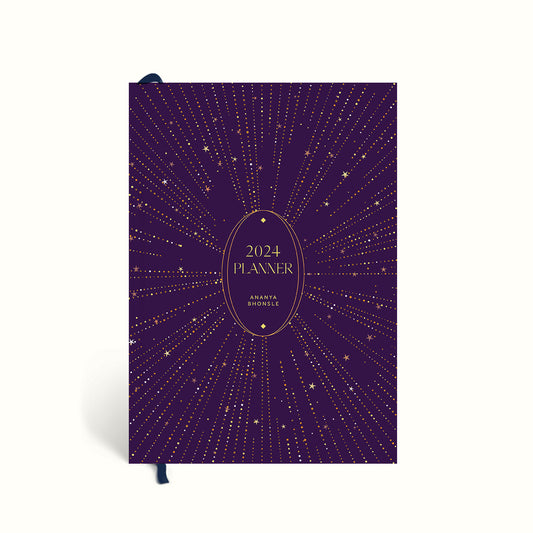 Diwali, Festive, Glitter, Stars, Personalised 2024 Planner, Dated Planner, Personalised Planner, 2024 Planner, 2024 Diary, Annual Diary, Planner 2024, Yearly Diary, New Year Diary, New Year Journal, Yearly Journal, Year Planners 2024, Planner 2024, The Muddy Jumpers