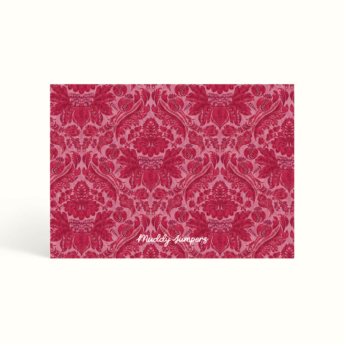 Paisley pattern, Notecards, handwritten notes, notemaking, notes, scalloped design, stationery, personalised notecards, personalised notes, custom notecards, the muddy jumpers