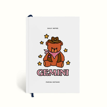 Star sign illustration, Star sign, sun sign notebook, Gemini illustration, Custom Notebook, Journal, Plain Notebook, Ruled Notebook, Dotted Notebook, Bullet Journal, Personalised Notebook, Diary Notebook, Customisable Notebook, Diary, The Muddy Jumpers, Dotted Notebook, Bullet Journal